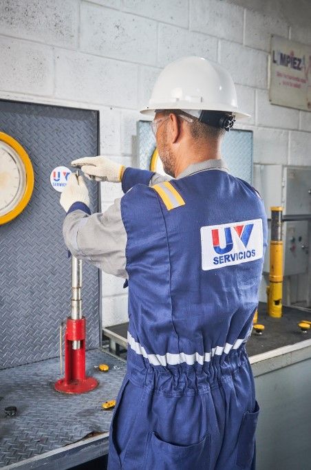 Calibración de válvula en banco de pruebas
